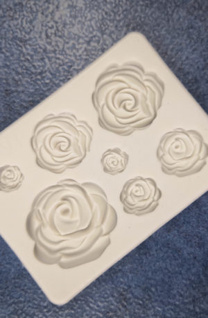 Roses (7) food grade silicone mould