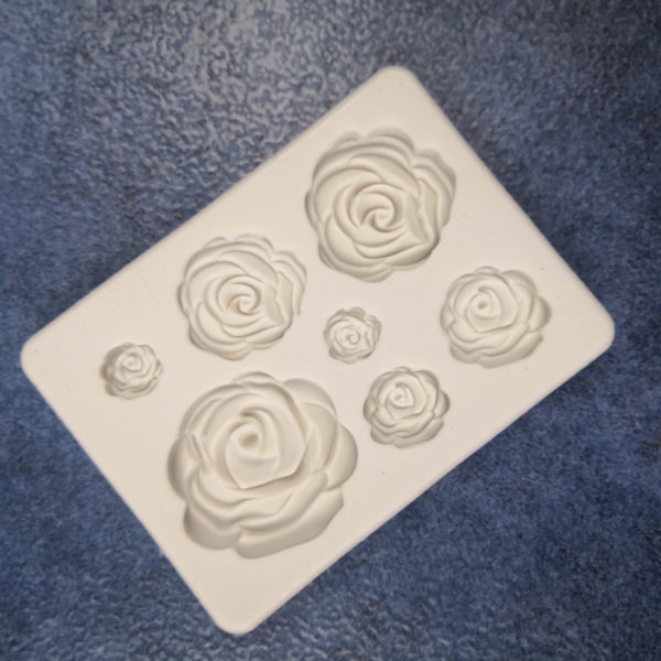 Roses (7) food grade silicone mould