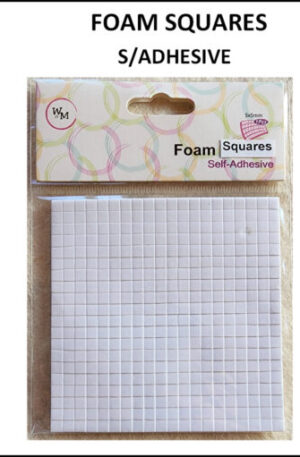 Foam Squares 5mm Self Adhesive