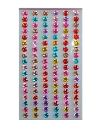 Rhinestones Round – Mixed Colours 6mm