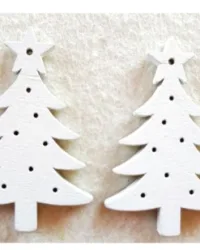 Wood Decor – White Christmas Tree