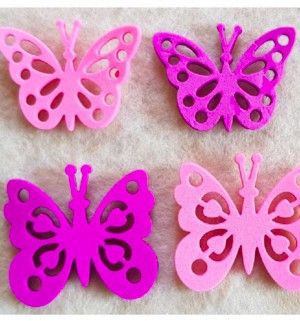 Butterfly Mix Pink – Foam Decorations