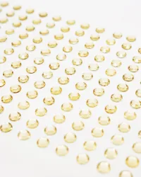 Rhinestones Round Gold