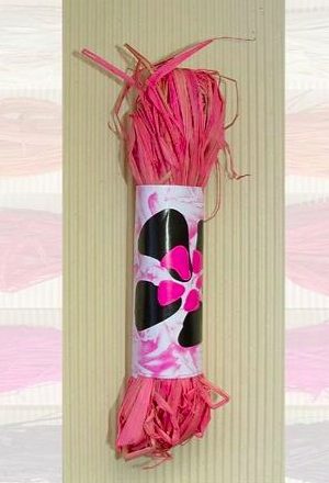 pink raffia string