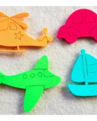 Transport Mix – Foam Decorations