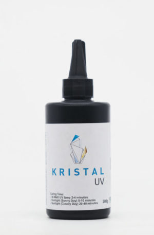 Kristal UV resin in a 200g bottle