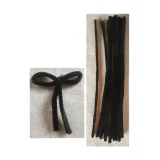Chenille Sticks - 6mm Black