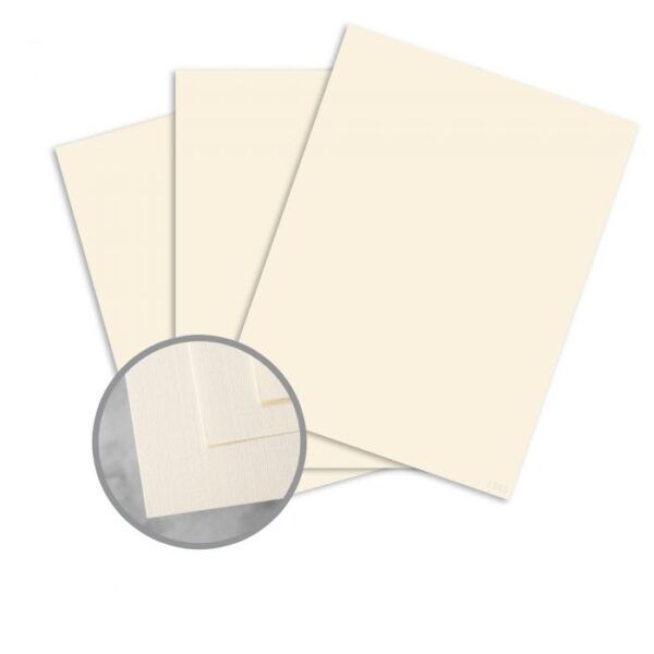 Classic Linen natural white paper A4