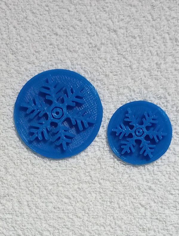 Snowflake texture stamp
