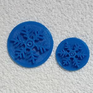 Snowflake texture stamp
