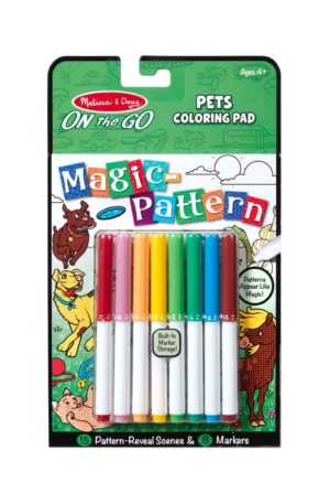 Magic pattern pets on the go pad by Melissa and Doug