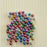 Metallic fancy round beads