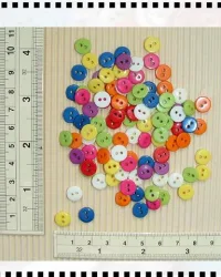 Small Round Buttons – Primary Colours