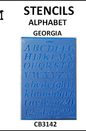 Georgia alphabet stencil