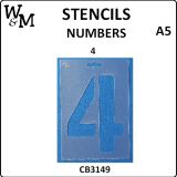 Number 4 stencil