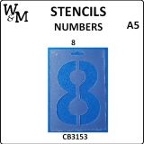 Number 8 stencil