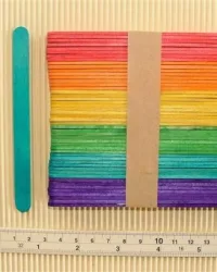 Coloured Ice-cream Sticks – Large 114x10mm