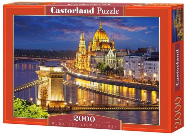 Budapest view at Dusk Castorland puzzle