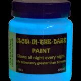 Bastion Glow-in-the-Dark Paint (Aqua Blue)