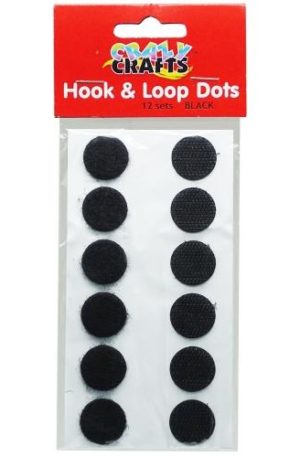 Hook and loop black Crazy Crafts