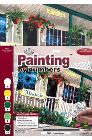 Flower Shoppe paint by numbers Royal Langnickel
