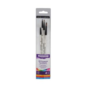 Synthetic 4 piece detail set by Daler Rowney