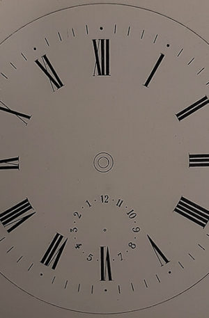 100mm paper dial roman numeral