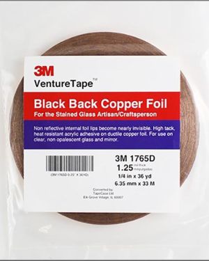 Black Back Copper Foil (1/4″) – VentureTape