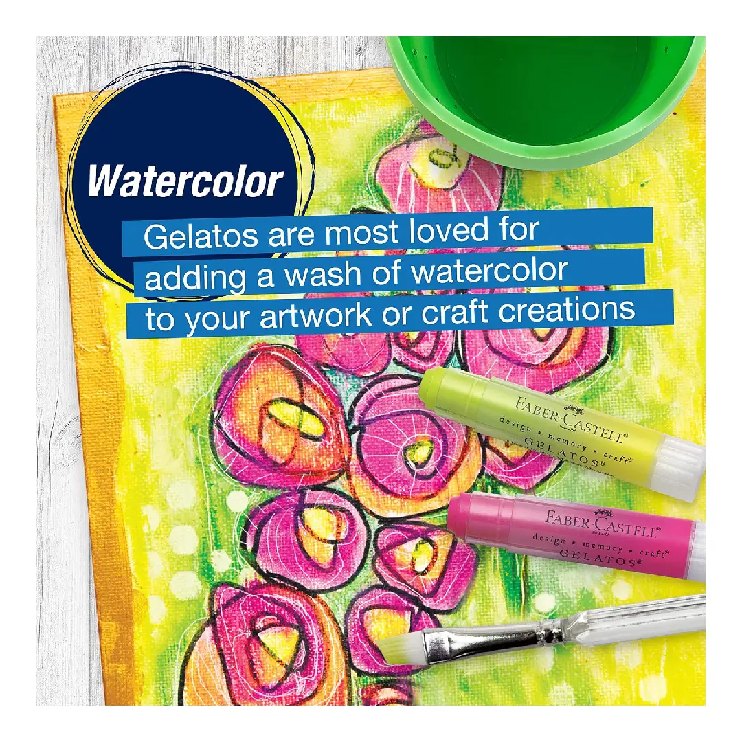 Gelatos Water-Soluble Crayons - Faber Castell