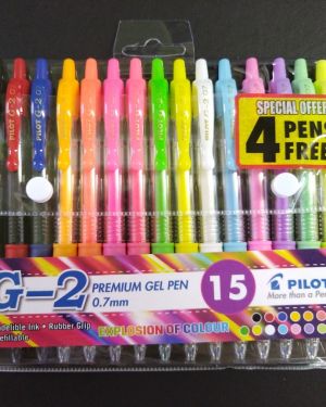G-2 Premium Gel Pens (Neon, Pastel & Basic) – Pilot