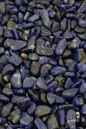 Sodalite blue glossy tumbled stones