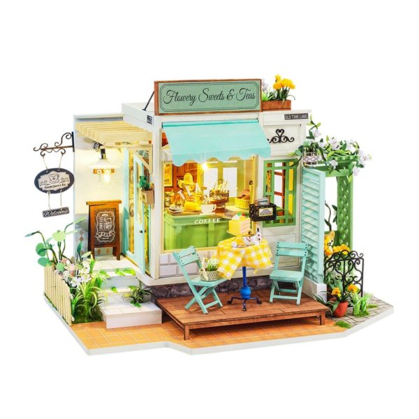 Flowery sweets and teas DIY house by Robotime