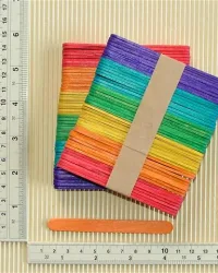 Coloured Ice-cream Sticks – Medium 93mm