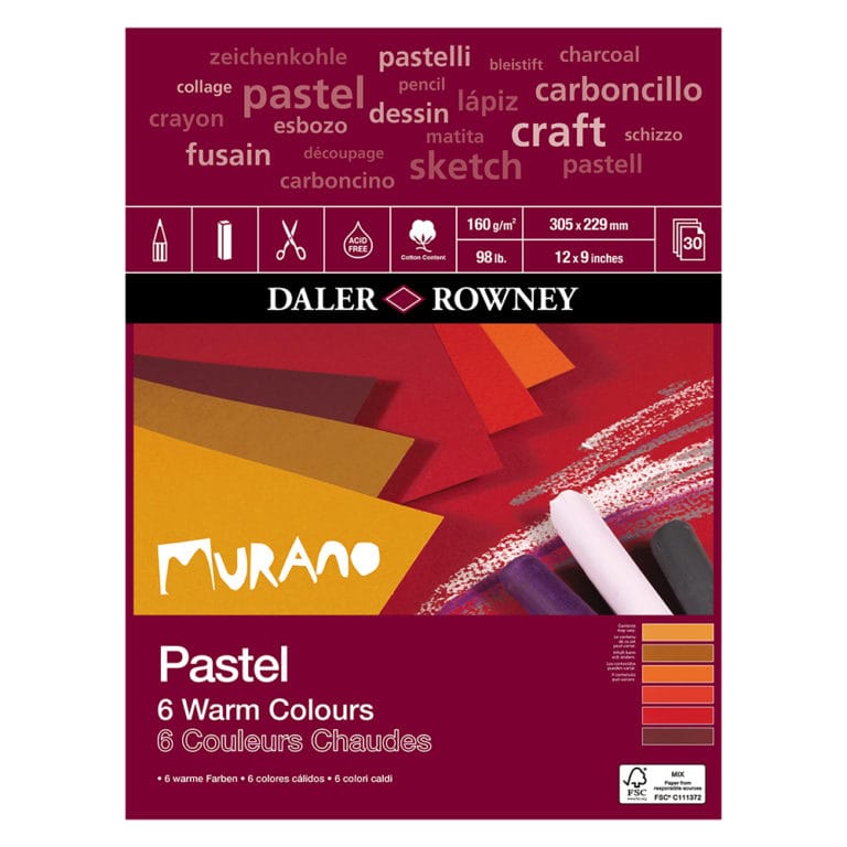 Murano Pastel Paper Daler Rowney Crafty Arts