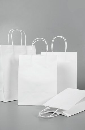 Crazy Crafts White paper bags