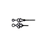 CWM clock hands black