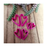 Clay Cutter - Skew Heart EC066 (Earring)