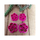 Clay Cutter - Flower with Heart EC122 (Earring)