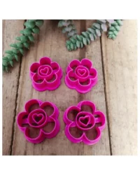 Clay Cutter – Flower with Heart EC122