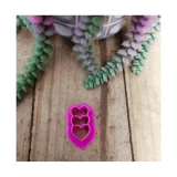 Clay Cutter - Mini Stacked Hearts EC127 (Earring)