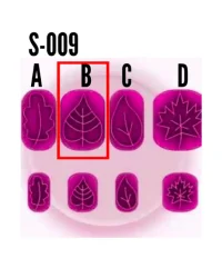 Clay Stamp – Big Leaf (L/R) S009B
