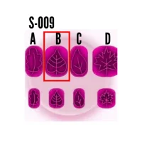 Clay Stamp – Big Leaf (L/R) S009B