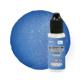 Cobalt Alcohol Ink Glitter Accents - Couture Creations