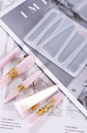 Hair clip silicone mould