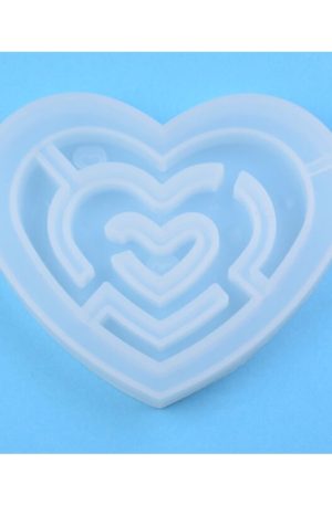 Heart shaker silicone mould