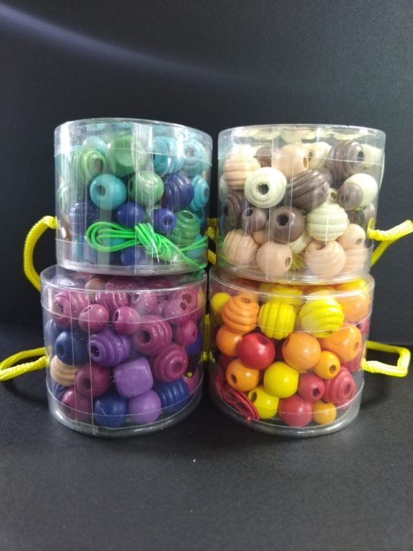 Assorted Wooden beads by Crazy Crafts