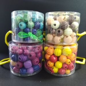Assorted Wooden beads by Crazy Crafts