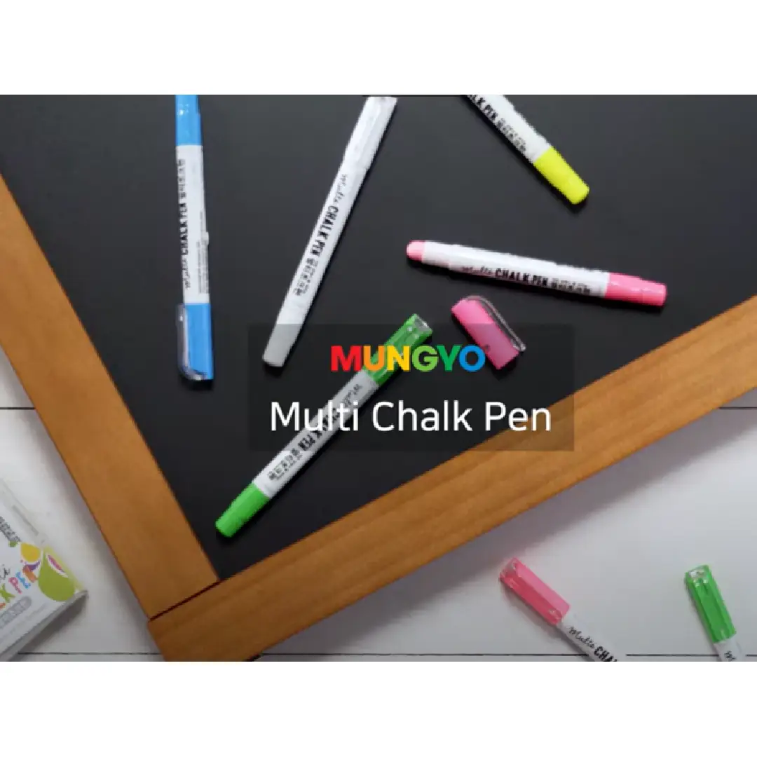 Multi Chalk Pen (White) - Mungyo