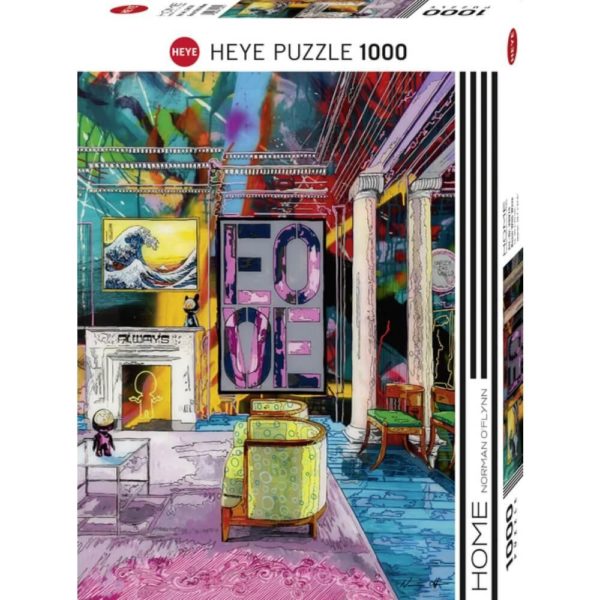 Room with wave 1000 piece puzzle by Heye