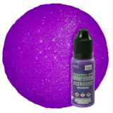 Amethyst glitter accent Couture Creation alcohol ink